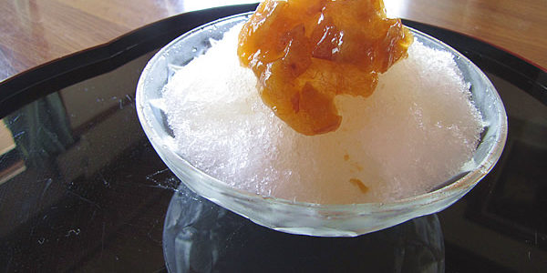 自家製オリジナル梨シロップと梅シロップでカキ氷はじめました